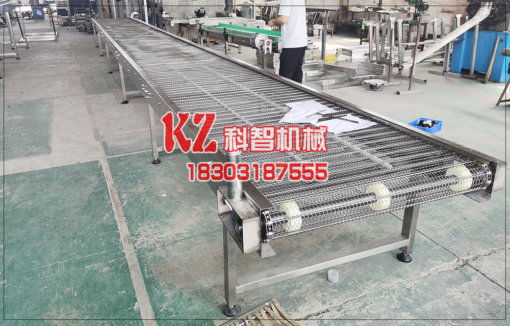 豆芽流水線支軸鏈網(wǎng)帶輸送機(jī)打滑的原因 豆芽流水線支軸鏈網(wǎng)帶輸送機(jī)打滑的原因